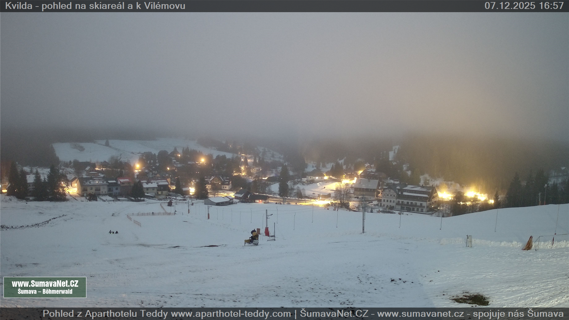 Kamera Kvilda Skiareál
