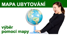 Mapa ubytování