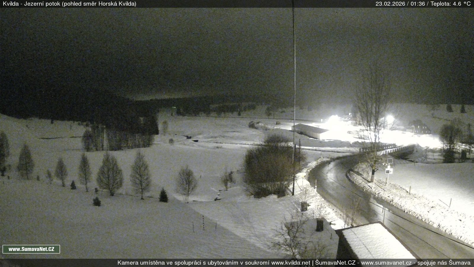 Webkamera Kvilda - Jezerní potok